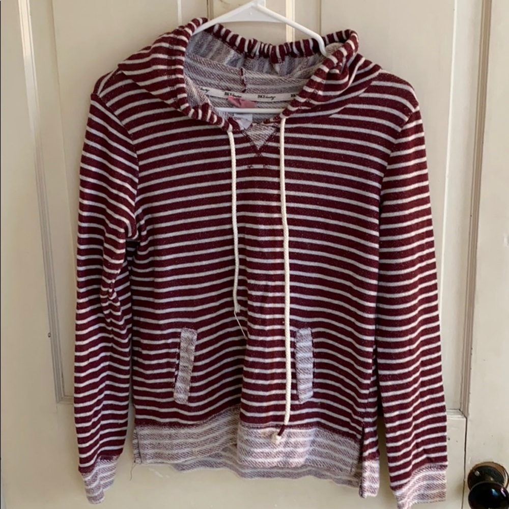 🔥CLEARANCE! BKE Buckle striped hoodie